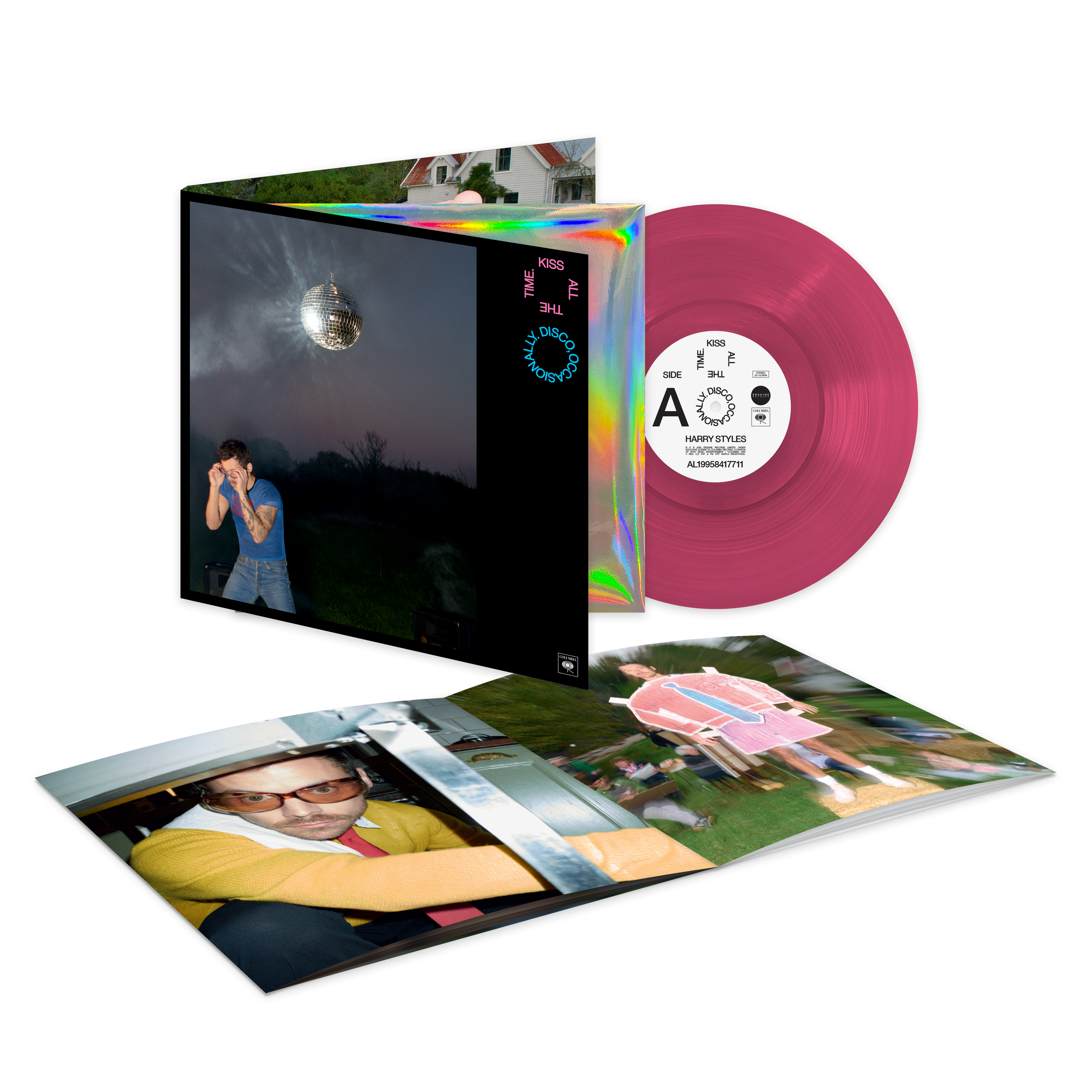 Harry Styles - KISS ALL THE TIME. DISCO, OCCASIONALLY. – Limited Edition Pink Kiss Vinyl