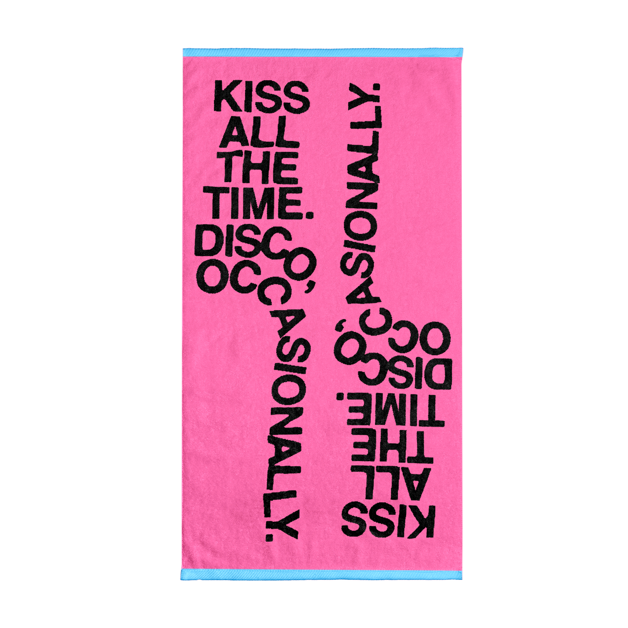 KISS DISCO TOWEL PINK